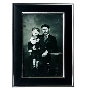 Vintage Ventriloquist Puppet Oddity Creepy Werid Sideshow Freakshow Horror Print